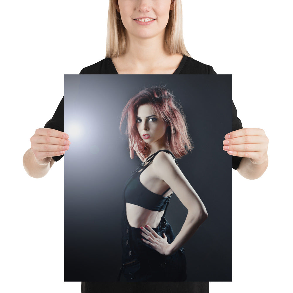 Matte Paper Poster (black)