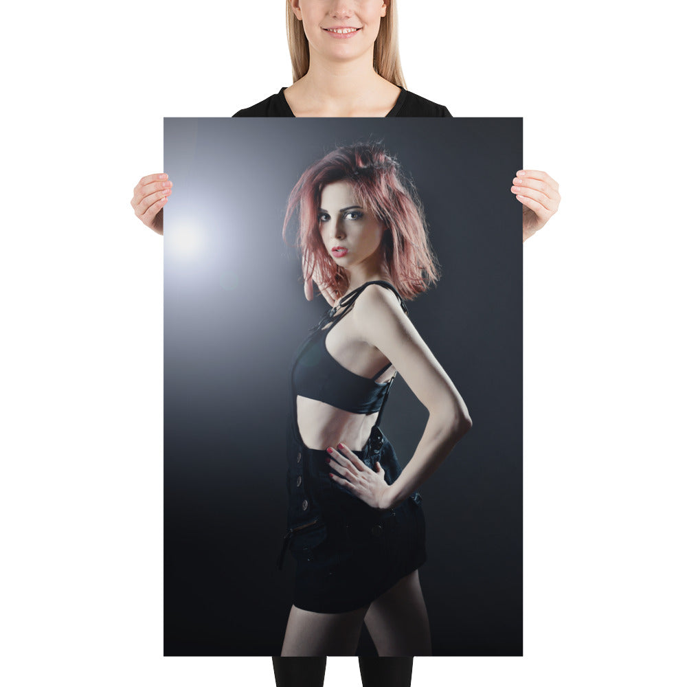 Matte Paper Poster (black)