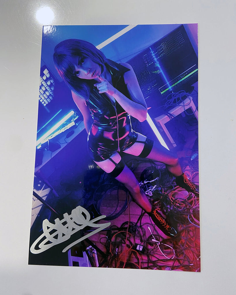 Signed Print 'Cyber Girl'