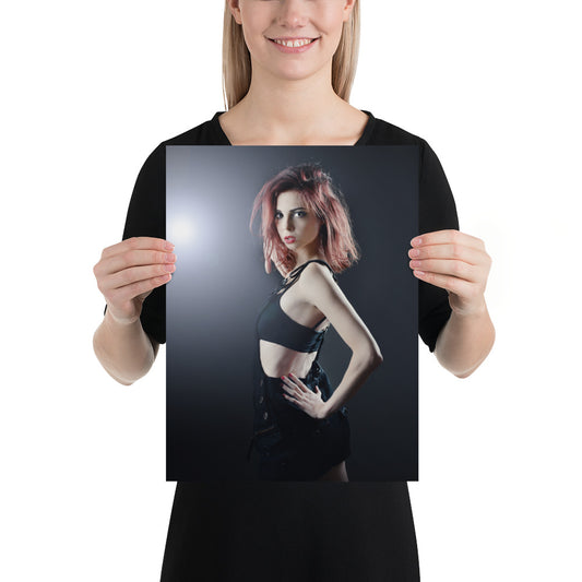 Matte Paper Poster (black)