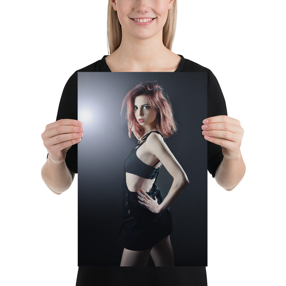 Matte Paper Poster (black)