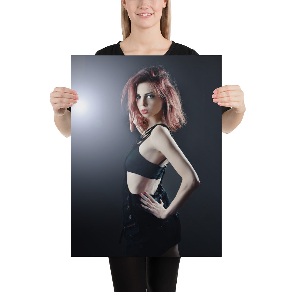 Matte Paper Poster (black)