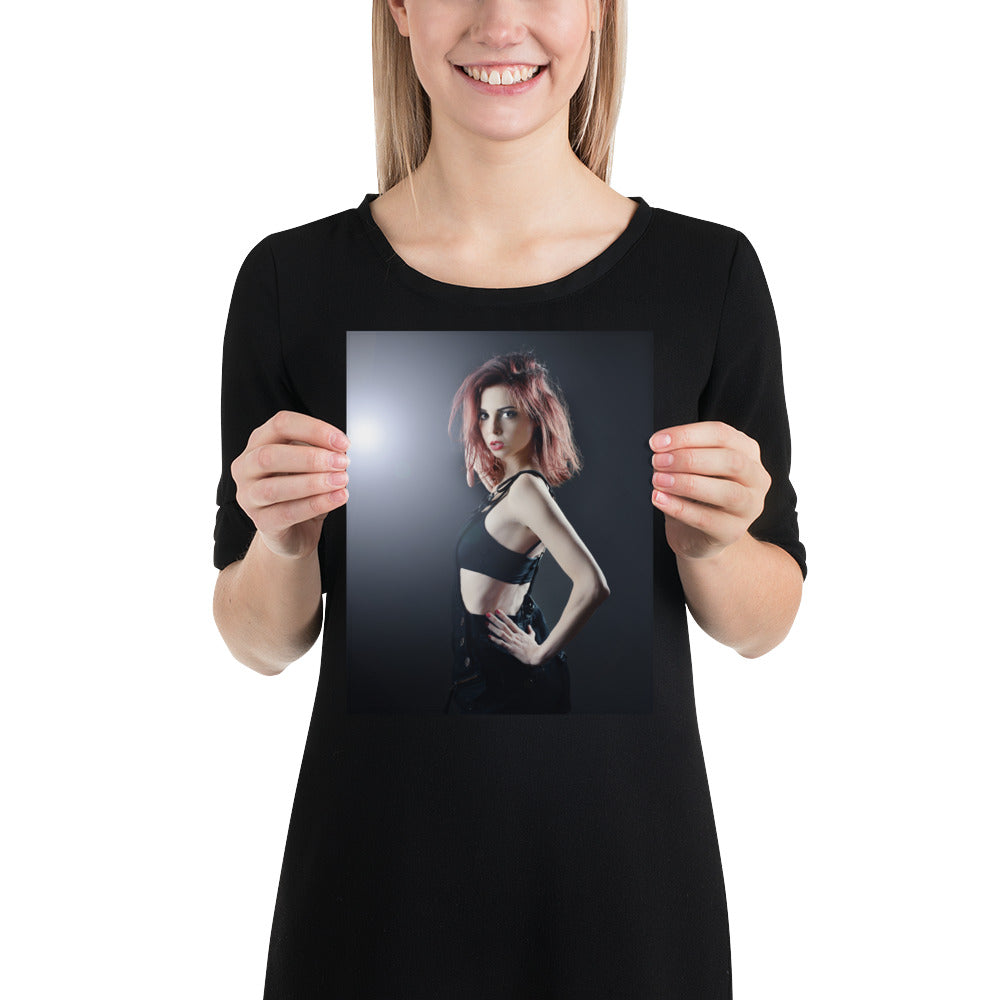 Matte Paper Poster (black)